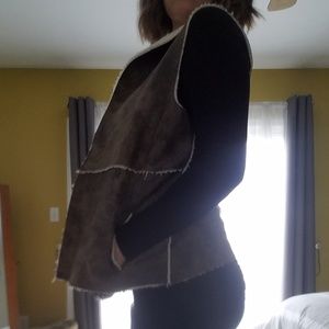 Faux Leather Vest